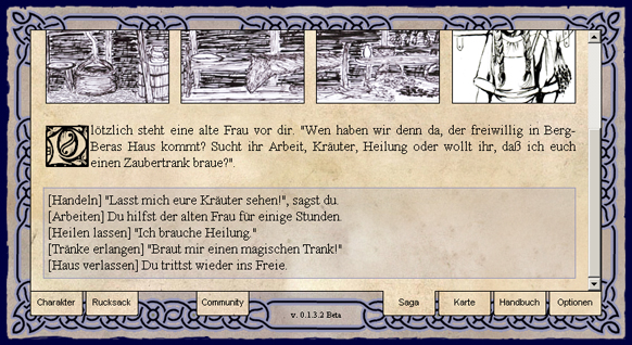 Entscheide den Verlauf deiner Geschichte